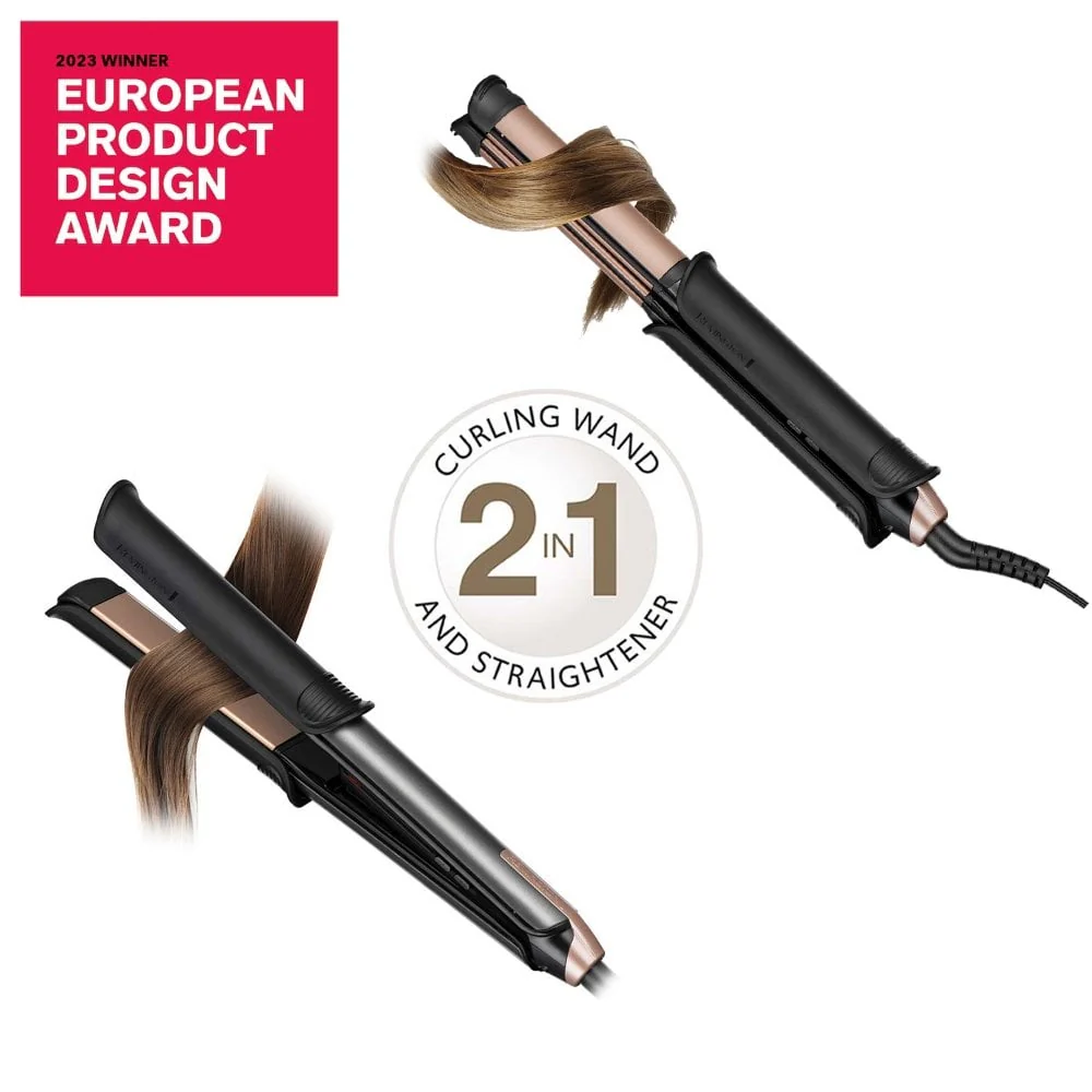 Remington ONE 2-in-1 Straightener & Curler S6077 - Image 2