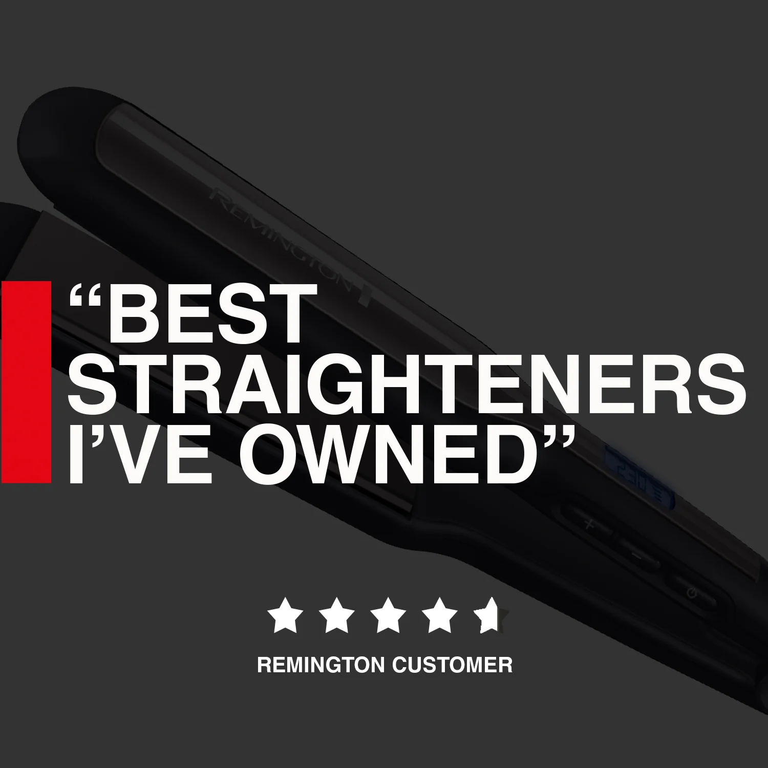 Remington Pro-Ceramic Extra Wide Digital Ceramic Straightener S5525 - Image 3