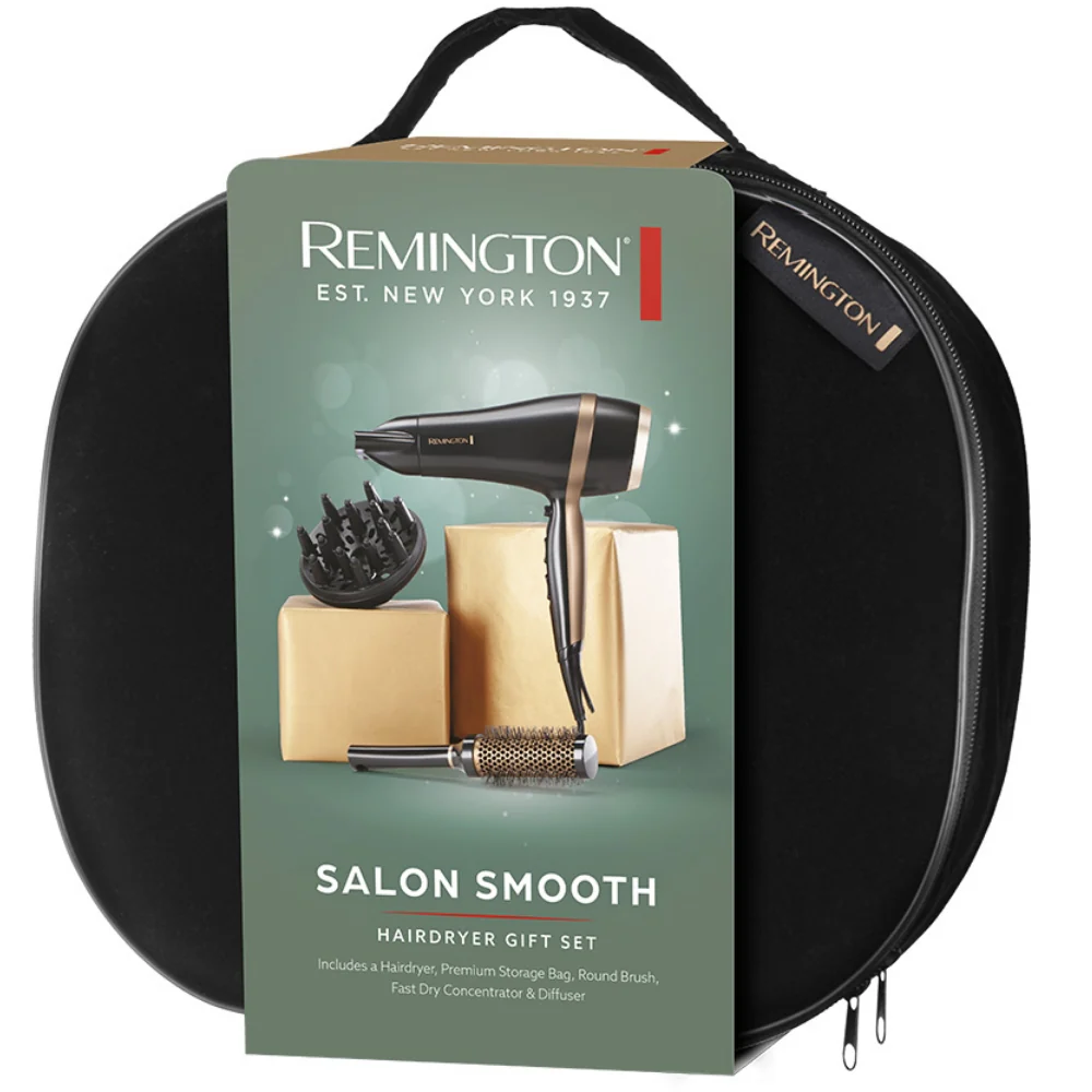 Remington Salon Smooth Hair Dryer Gift Set D6960GP - Image 2