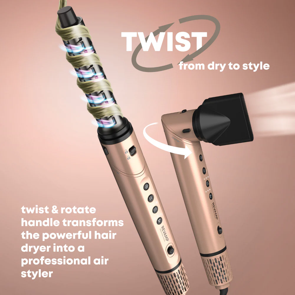 Revamp Dynamic Radiance Pro Blow Dry 7-In-1 Ionic Air Styler - Image 2