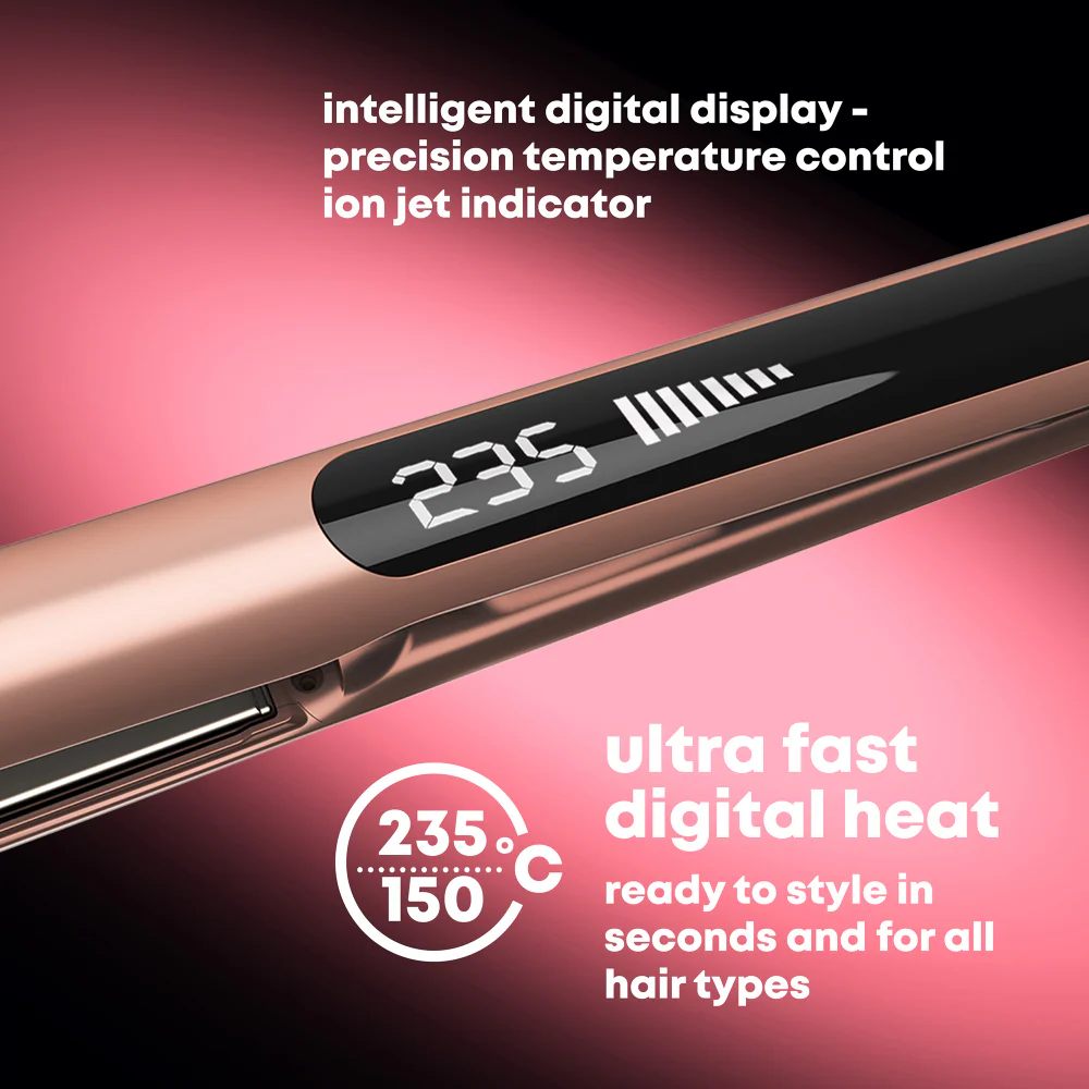 Revamp Dynamic Radiance Straight & Style Ceramic Ionic Hair Straightener Gold - Image 5
