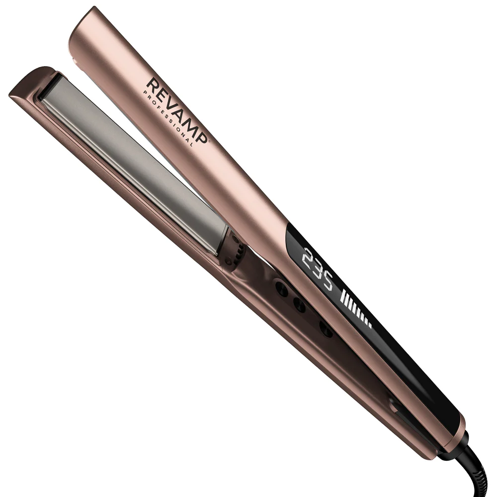 Revamp Dynamic Radiance Straight & Style Ceramic Ionic Hair Straightener Gold - Image 8