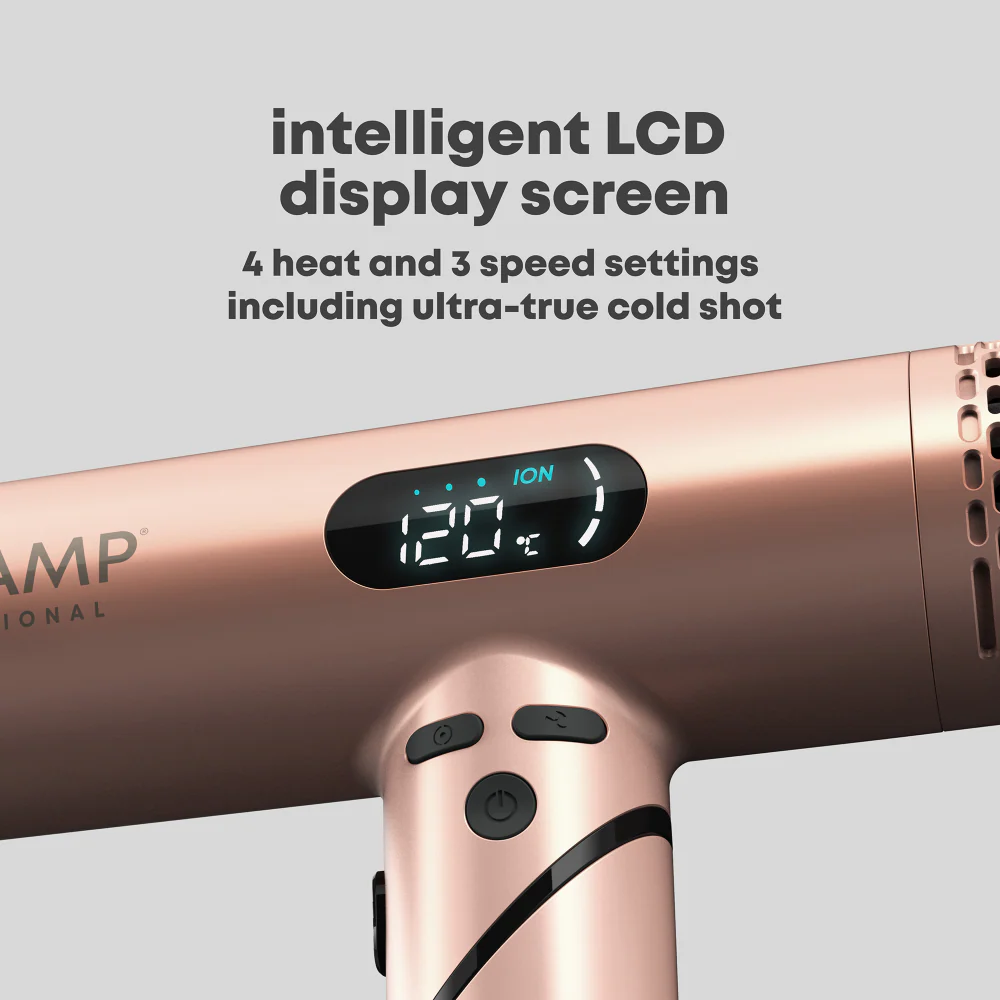 Revamp Dynamic Radiance X Shine Digital Intelligent Ionic Hair Dryer Gold - Image 5