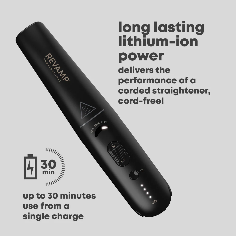 Revamp Liberate Cordless Compact Ceramic Hair Straightener - Image 3