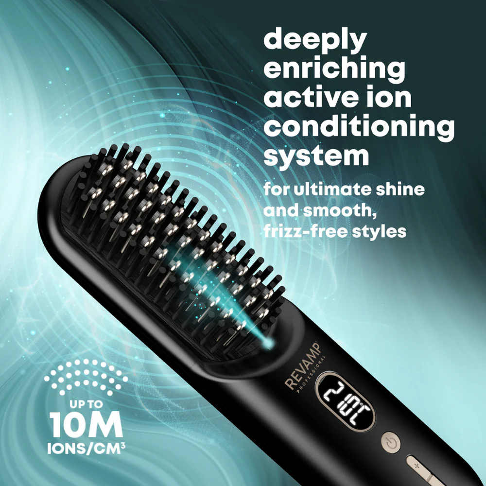 Revamp Straight & Go Ionic Cordless Hot Brush - Image 4