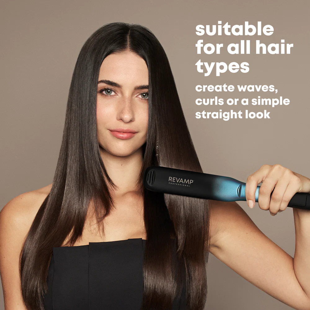 Revamp Wide Ultra X Shine Ceramic Hair Straightener - Image 6