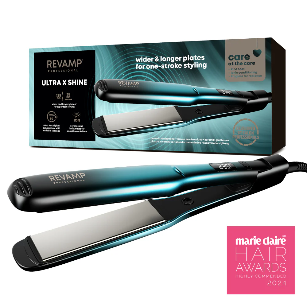 Revamp Wide Ultra X Shine Ceramic Hair Straightener - Image 9