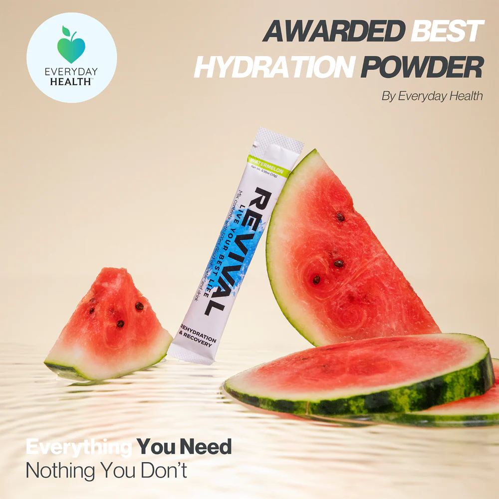 Revival Watermelon Rehydration & Recovery Electrolyte Drink Mix x6 - Image 3