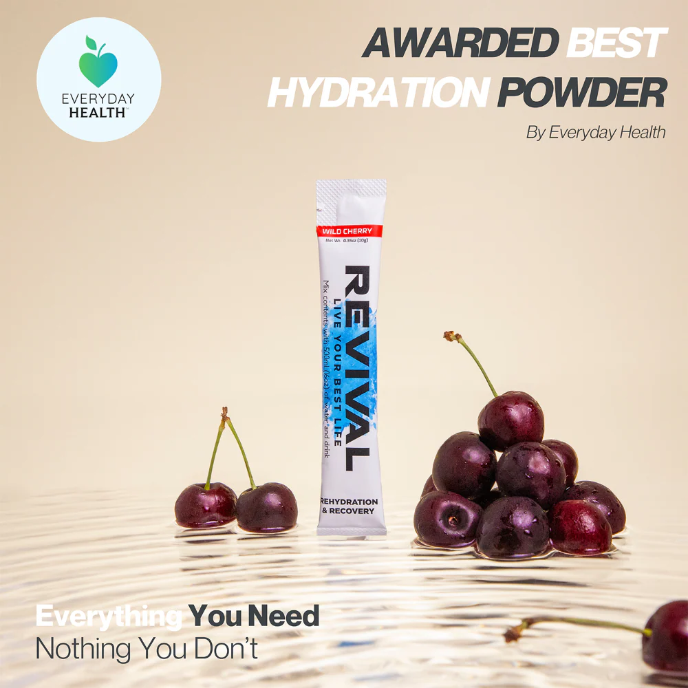 Revival Wild Cherry Rehydration & Recovery Electrolyte Drink Mix x6 - Image 3