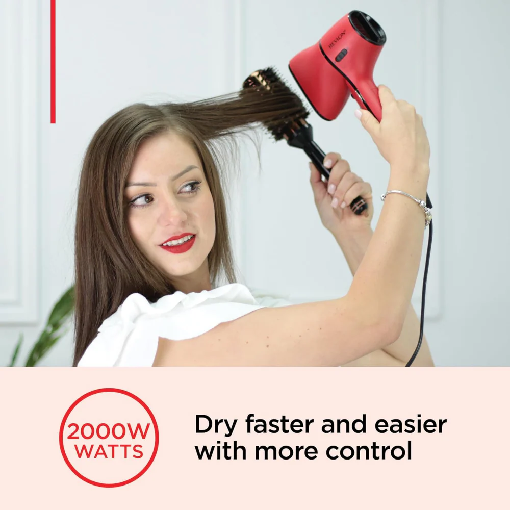 Revlon Pro Collection Airflow Control Hair Dryer Red - Image 6
