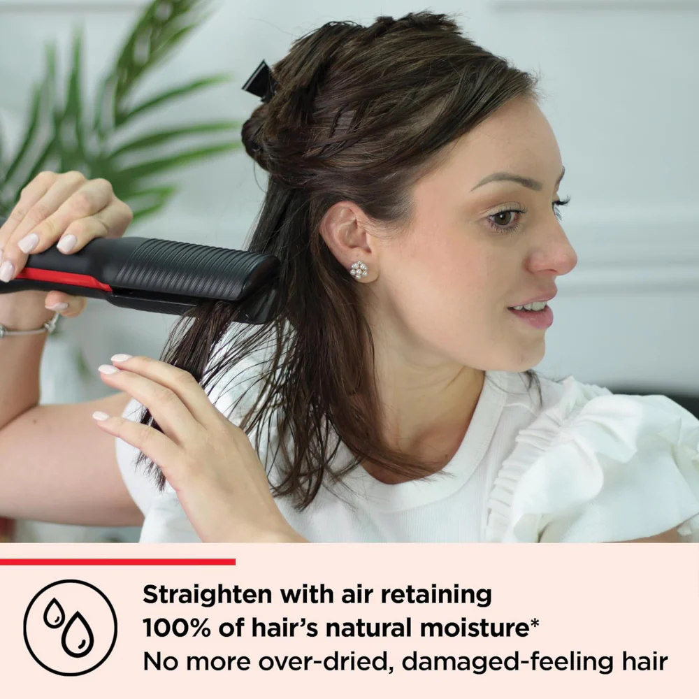 Revlon Pro Collection One-Step Air Straight 2-In-1 Hair Dryer & Straightener Black - Image 5