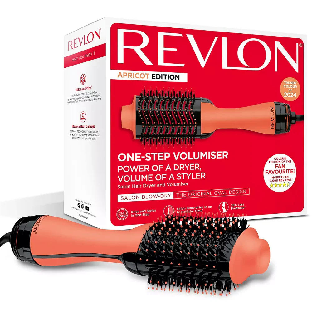 Revlon Pro Collection Salon One-Step Hair Dryer & Volumiser Apricot - Image 2