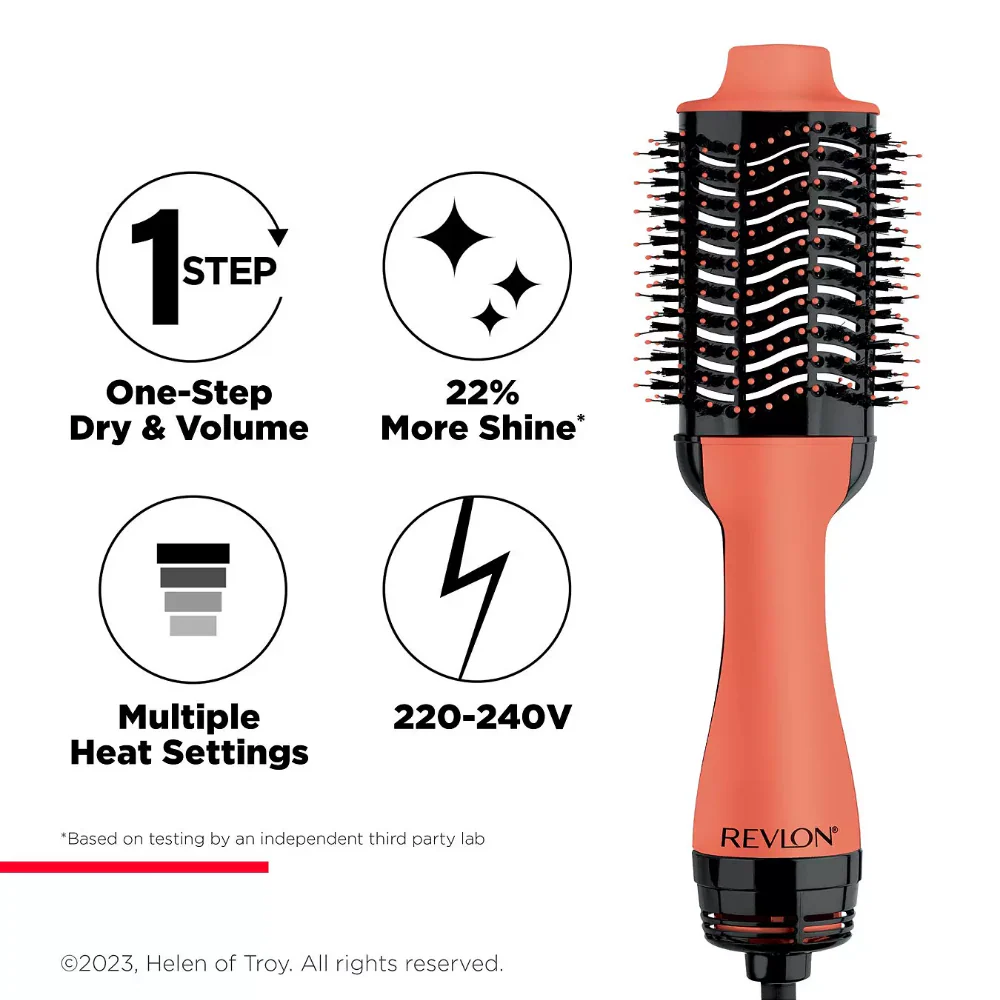 Revlon Pro Collection Salon One-Step Hair Dryer & Volumiser Apricot - Image 4