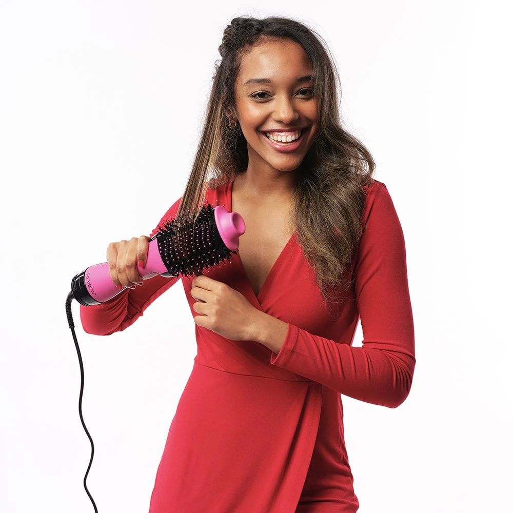 Revlon Pro Collection Salon One-Step Hair Dryer & Volumiser Pink - Image 7