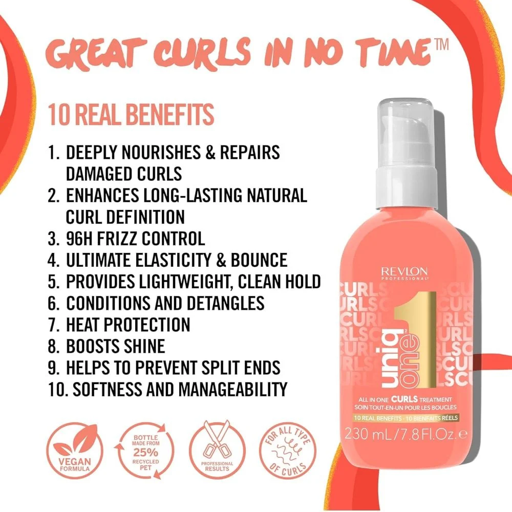 Revlon Professional Uniq One All In One Curls Treatment 230ml - Image 2