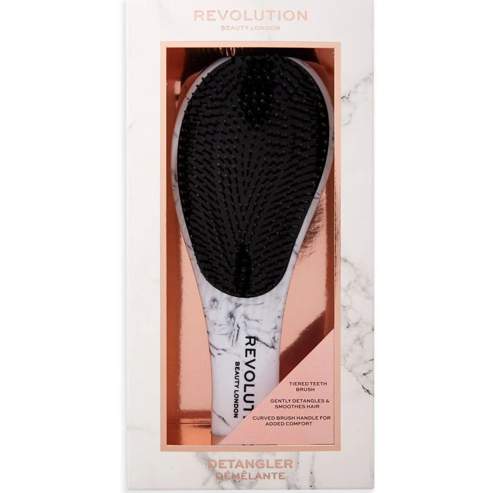 Revolution Haircare Detangle Me Detangling Hair Brush Marble - Image 3
