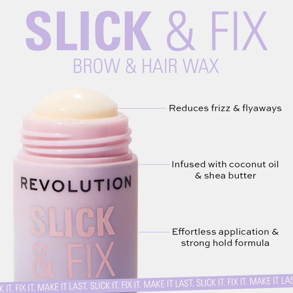 Revolution Haircare Slick & Fix Brow & Hair Stick - Image 3