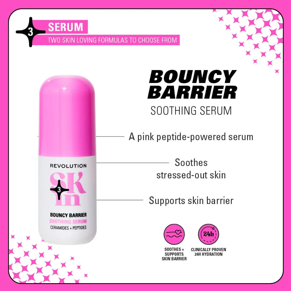 Revolution Skincare Bouncy Barrier Soothing Serum 30ml - Image 3