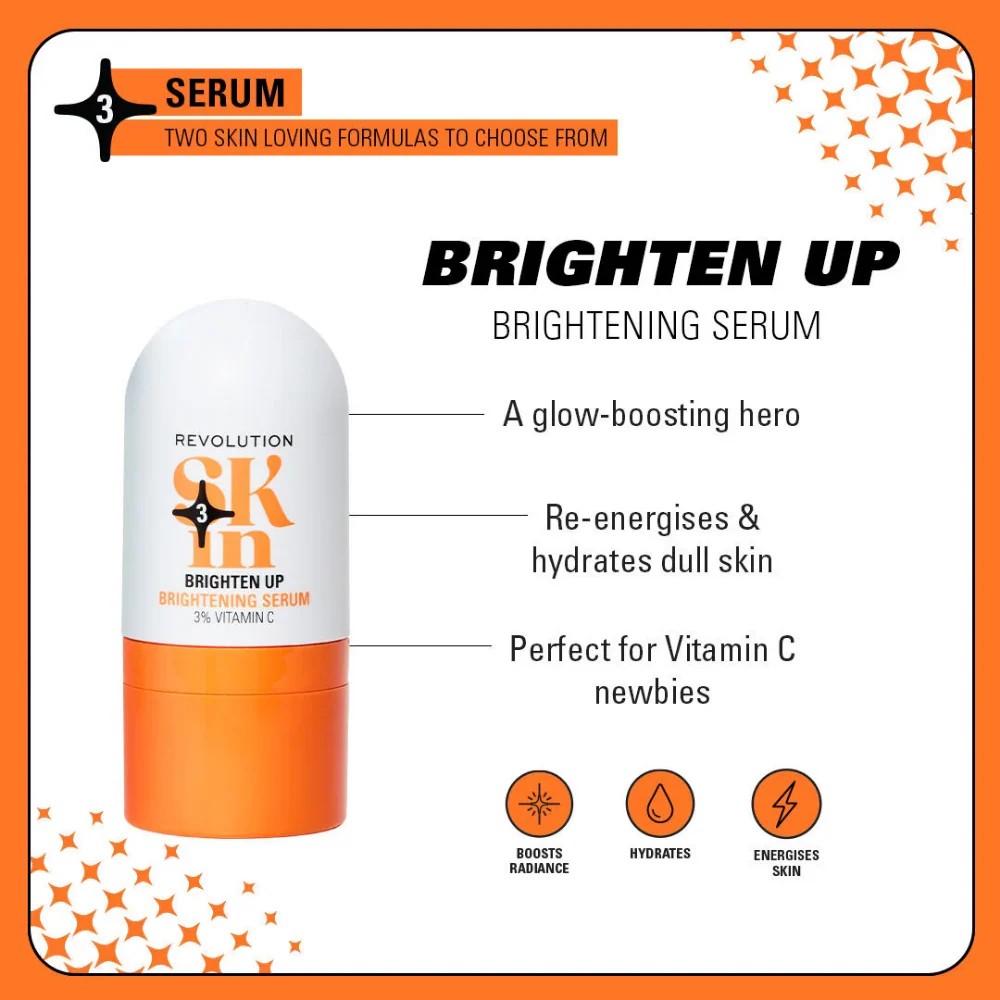 Revolution Skincare Brighten Up Vitamin C Brightening Serum 30ml - Image 3