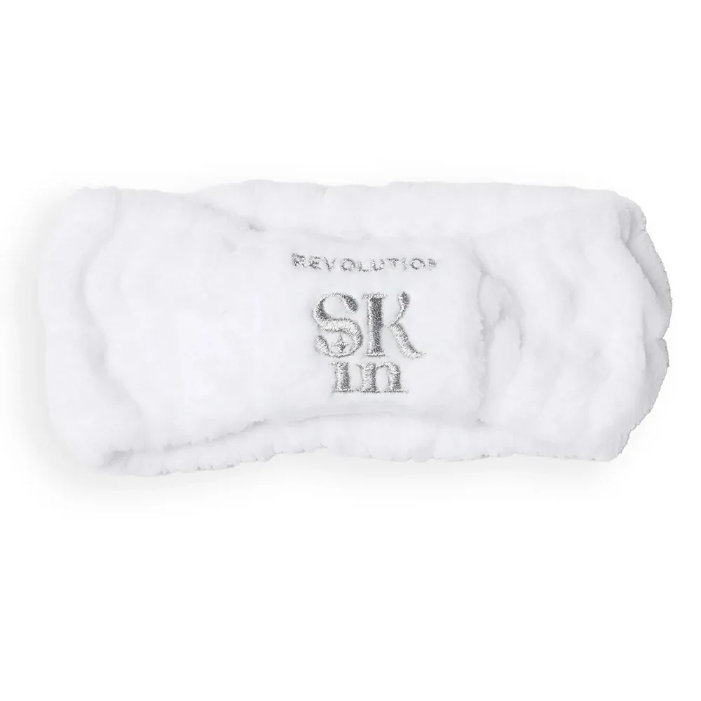 Revolution Skincare Cloud Wrap Fluffy Headband White - Image 2