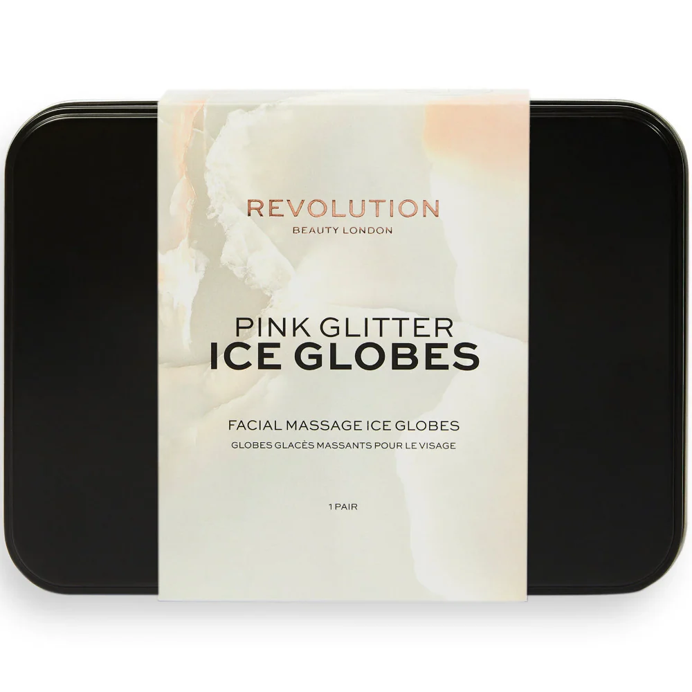 Revolution Skincare Pink Glitter Ice Globes Pack of 2 - Image 4