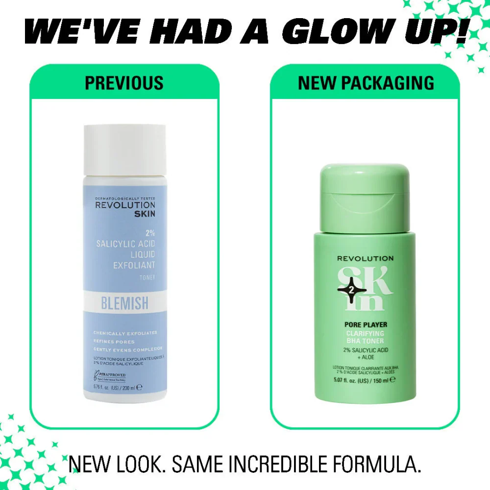 Revolution Skincare Pore Player Clarifying BHA Toner 150ml - Image 6