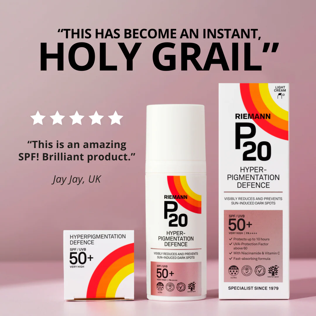Riemann P20 Face Hyperpigmentation Defence Sun Cream SPF50+ 50g - Image 3