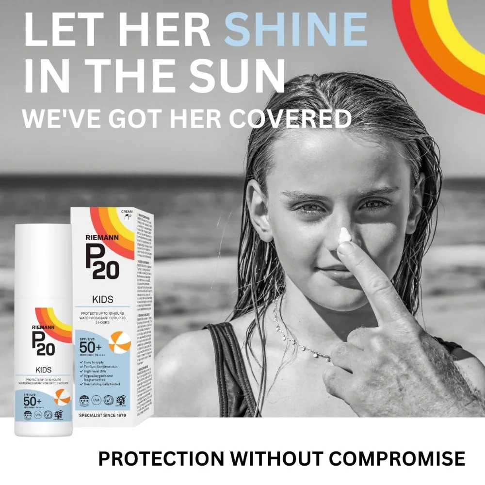 Riemann P20 Kids Sun Cream SPF50+ 100ml - Image 10