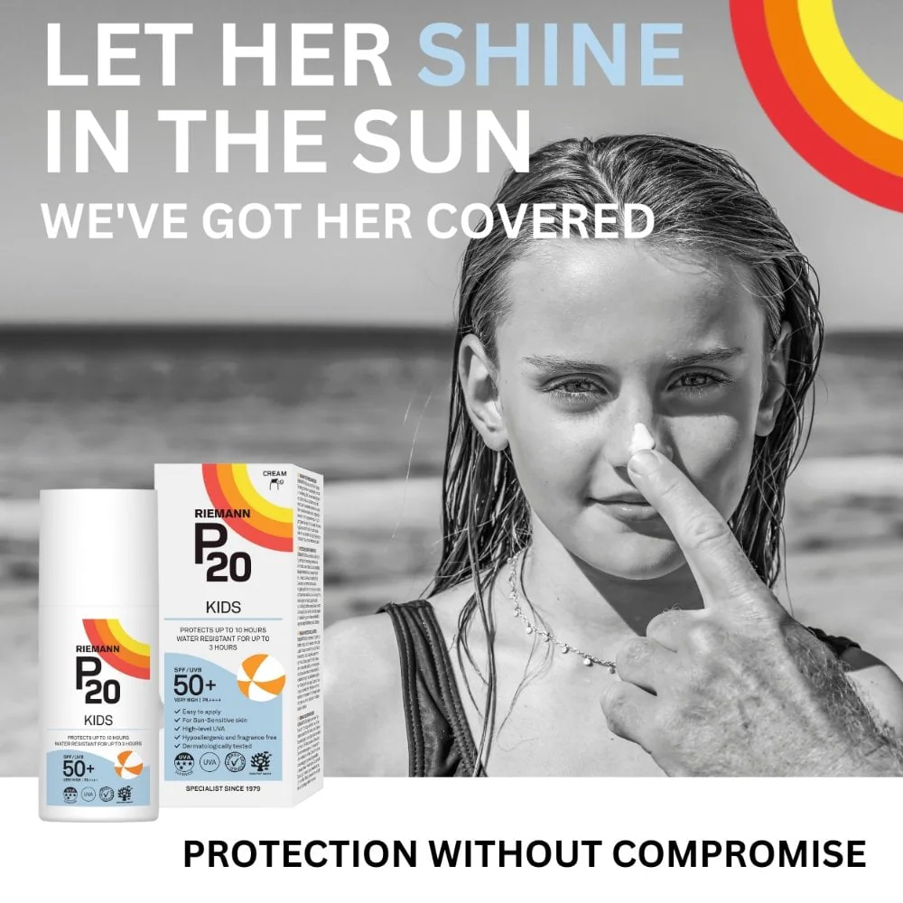 Riemann P20 Kids Sun Cream SPF50+ 200ml - Image 10