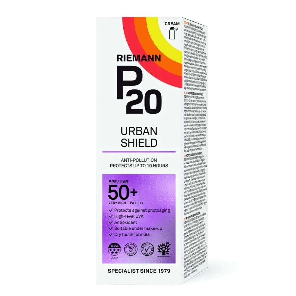 Riemann P20 Original Face Urban Shield Sun Cream SPF50+ 50g - Image 3