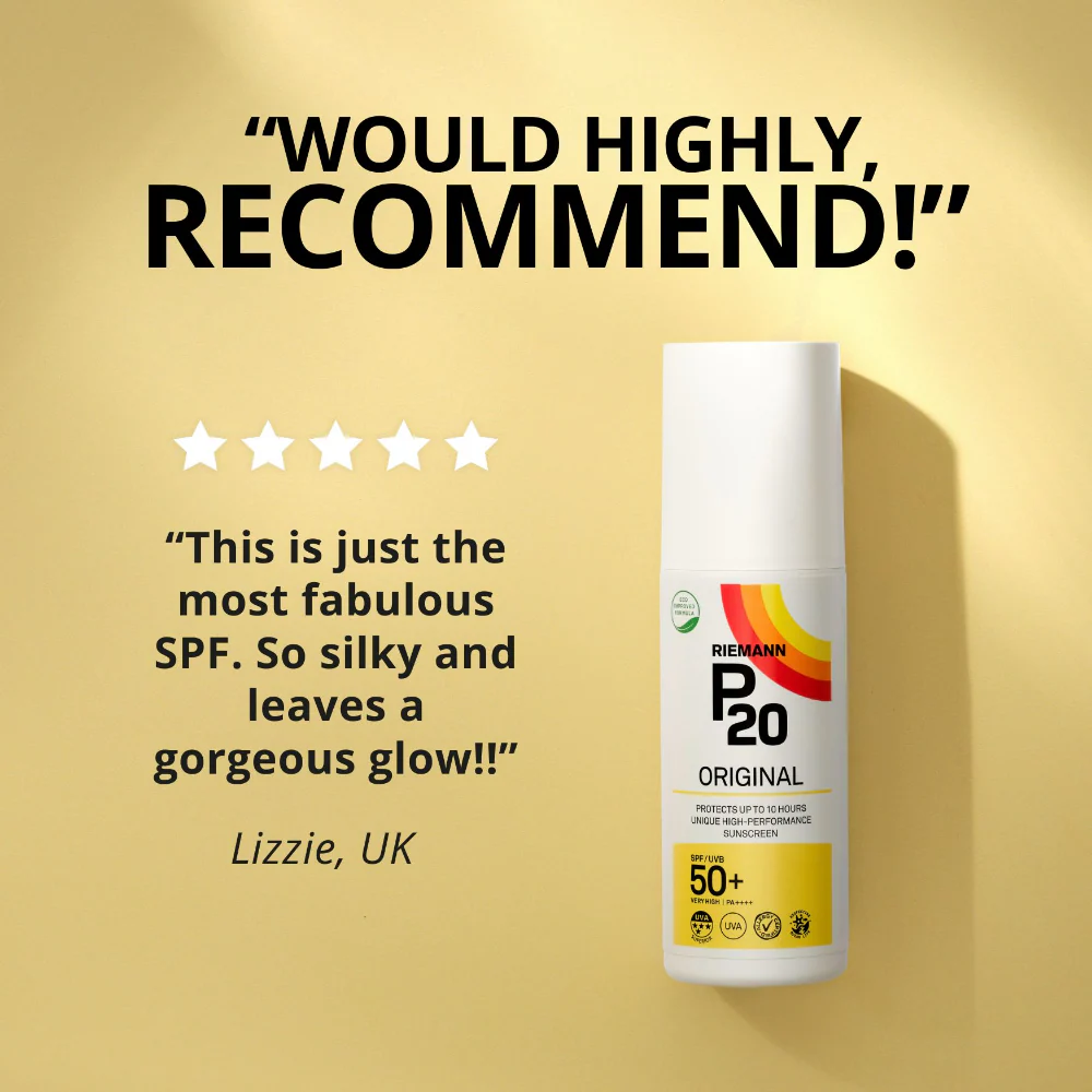 Riemann P20 Original Sun Cream SPF50+ 100ml - Image 6