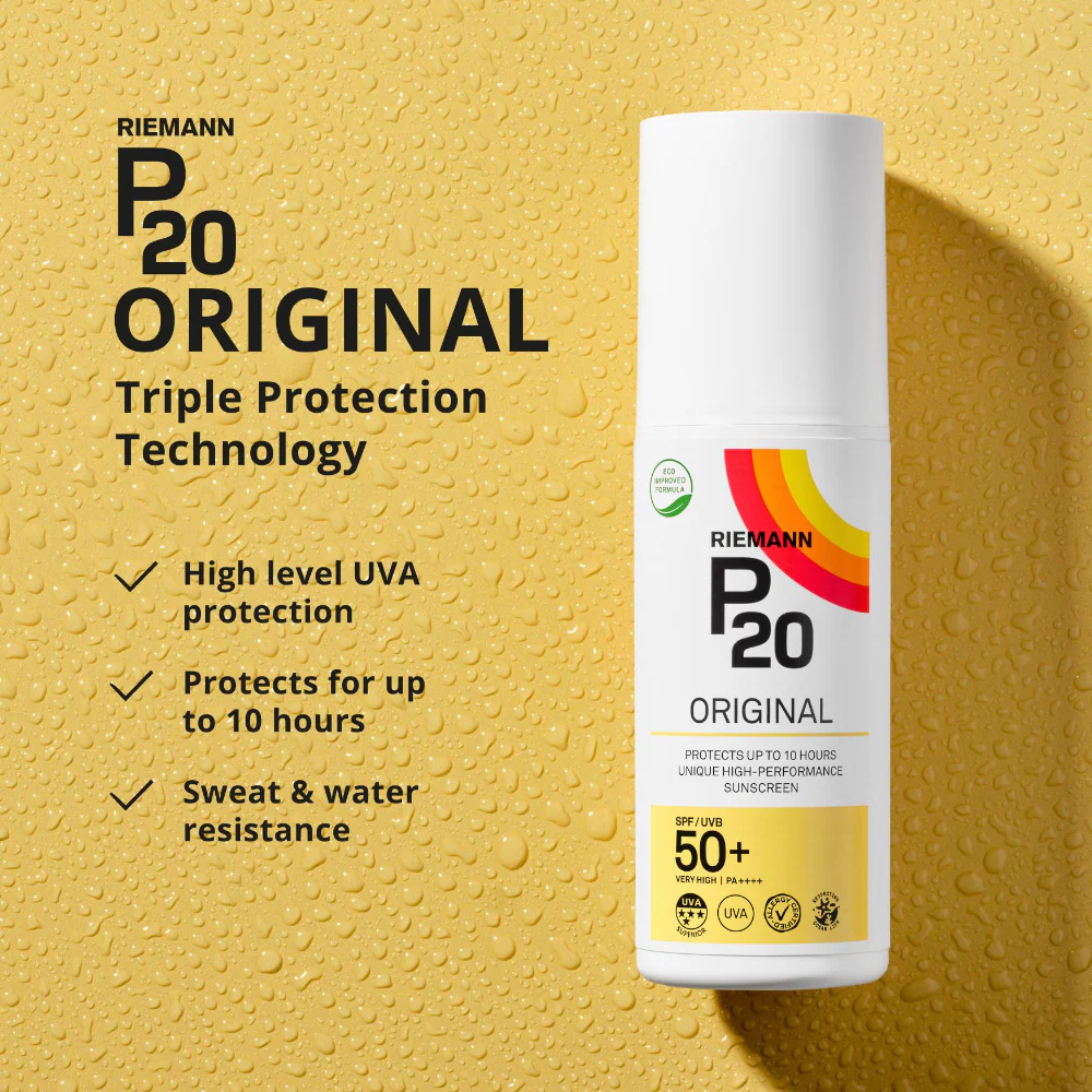 Riemann P20 Original Sun Cream Spray SPF50+ 200ml - Image 3