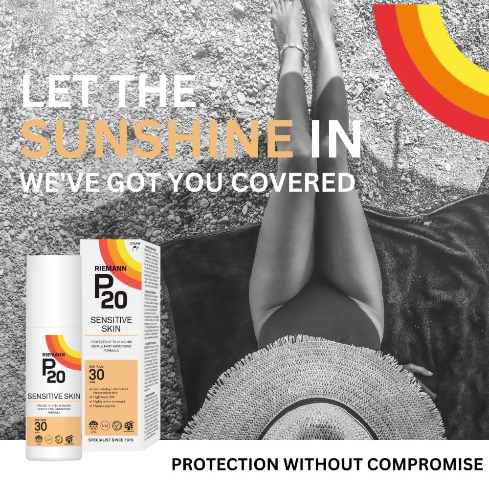 Riemann P20 Sensitive Skin Sun Cream SPF30 100ml - Image 10