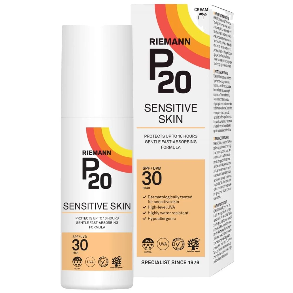 Riemann P20 Sensitive Skin Sun Cream SPF30 100ml - Image 2