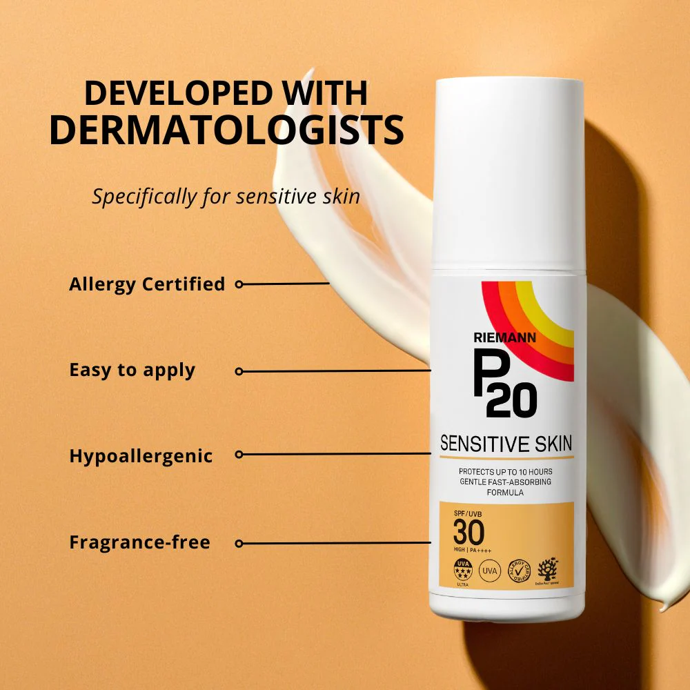 Riemann P20 Sensitive Skin Sun Cream SPF30 200ml - Image 5