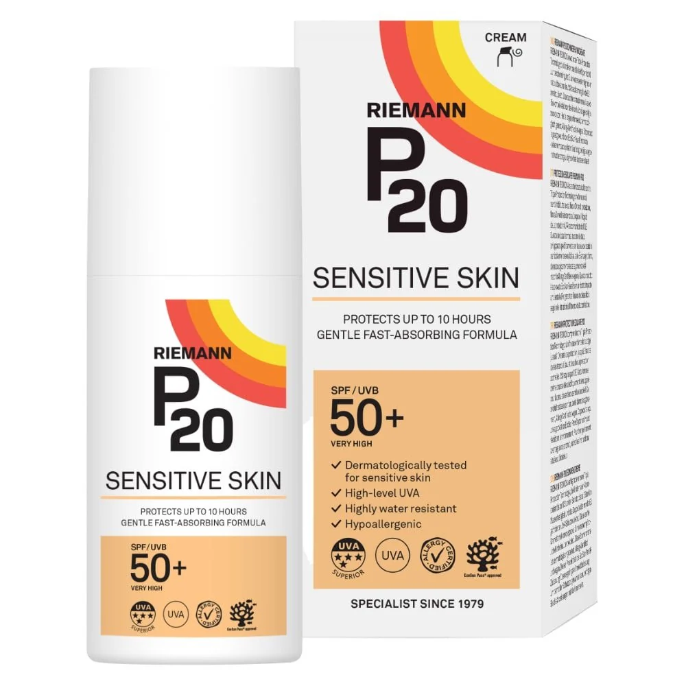 Riemann P20 Sensitive Skin Sun Cream SPF50+ 200ml - Image 2