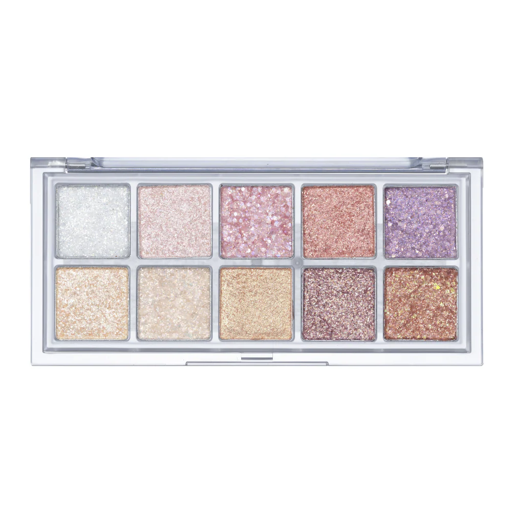 ROM&ND Better Than Palette 00 Light & Glitter Garden 10 Colour Makeup Palette - Image 2