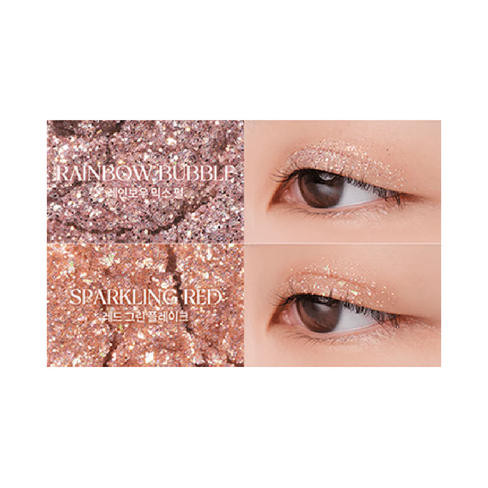 ROM&ND Better Than Palette 00 Light & Glitter Garden 10 Colour Makeup Palette - Image 7