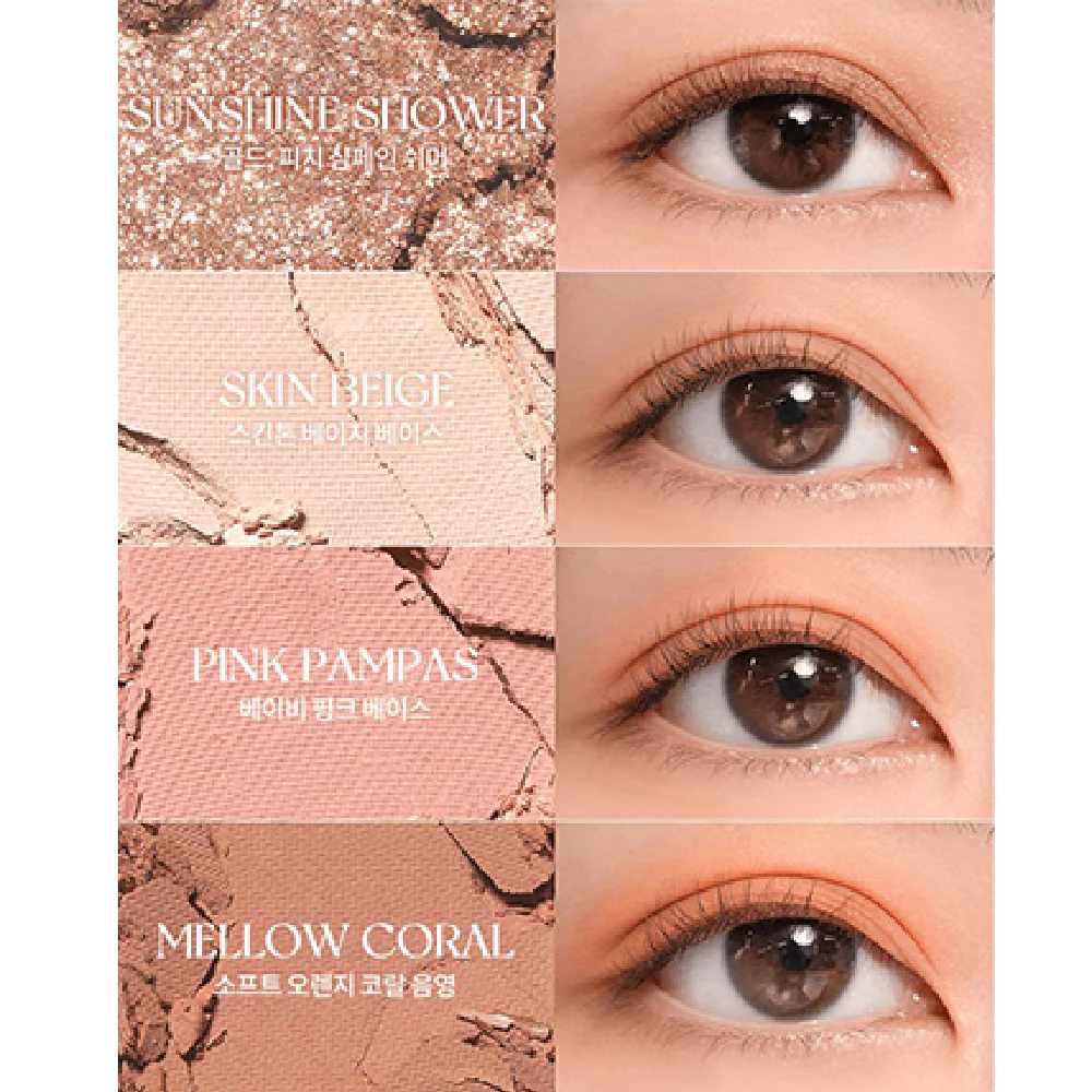ROM&ND Better Than Palette 01 Pampas Garden 10 Colour Makeup Palette - Image 6
