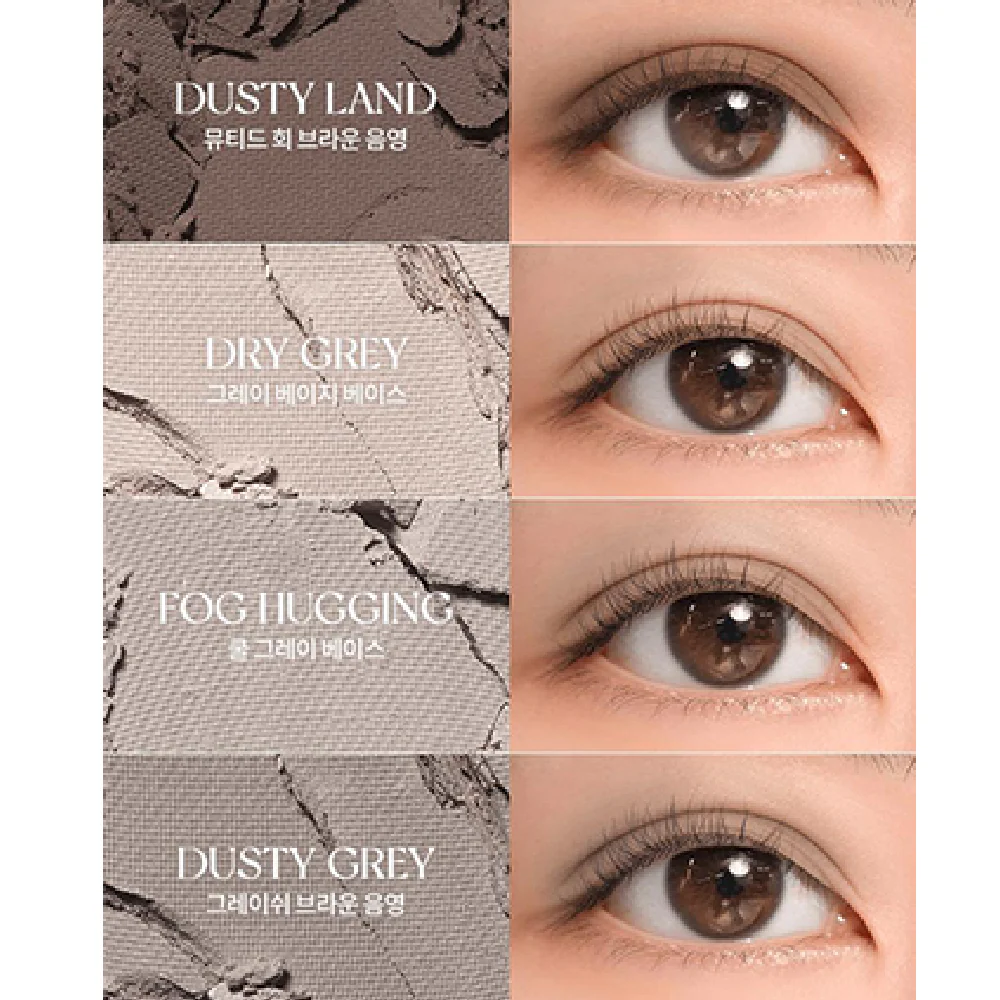ROM&ND Better Than Palette 04 Dusty Fog Garden 10 Colour Makeup Palette - Image 5