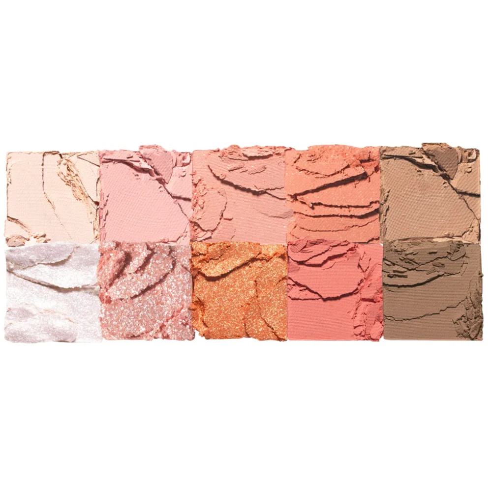 ROM&ND Better Than Palette 08 Peach Dahlia Garden 10 Colour Makeup Palette - Image 2