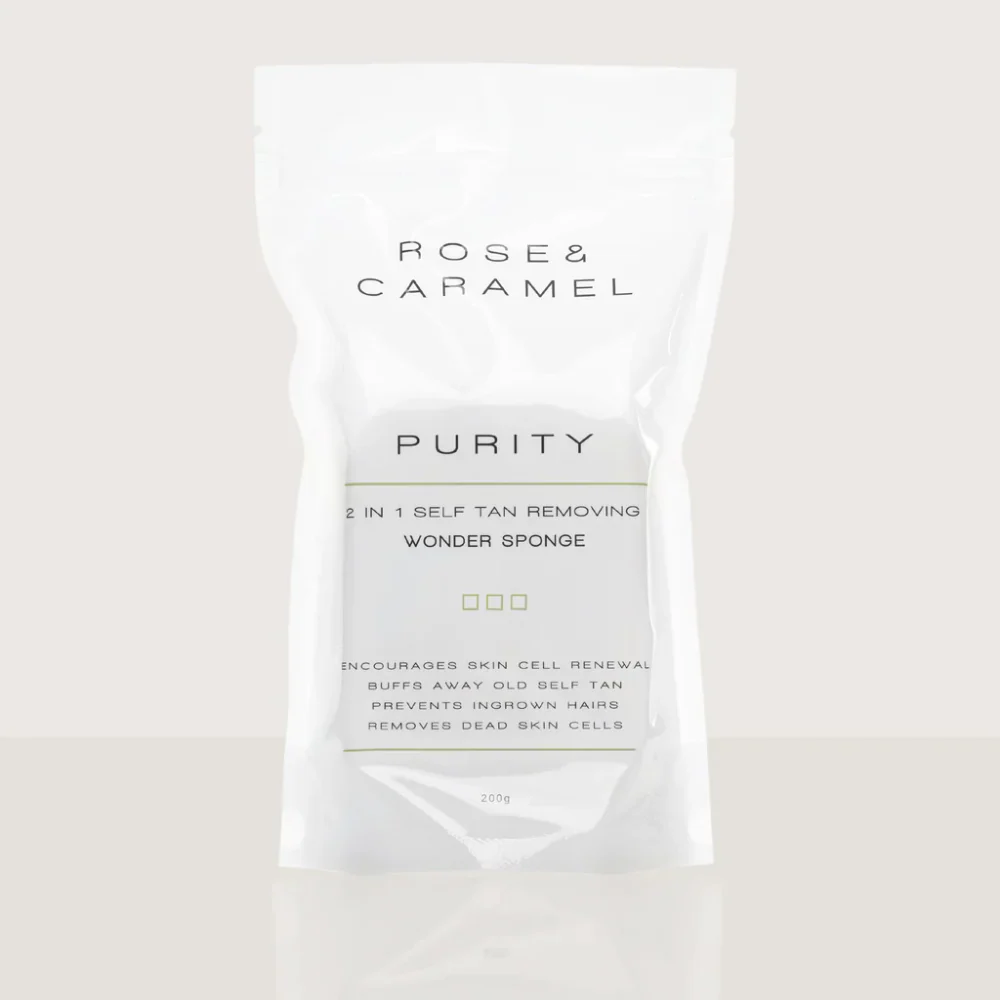 Rose & Caramel Purity 2-in-1 Tan Removing Wonder Sponge 200g - Image 4