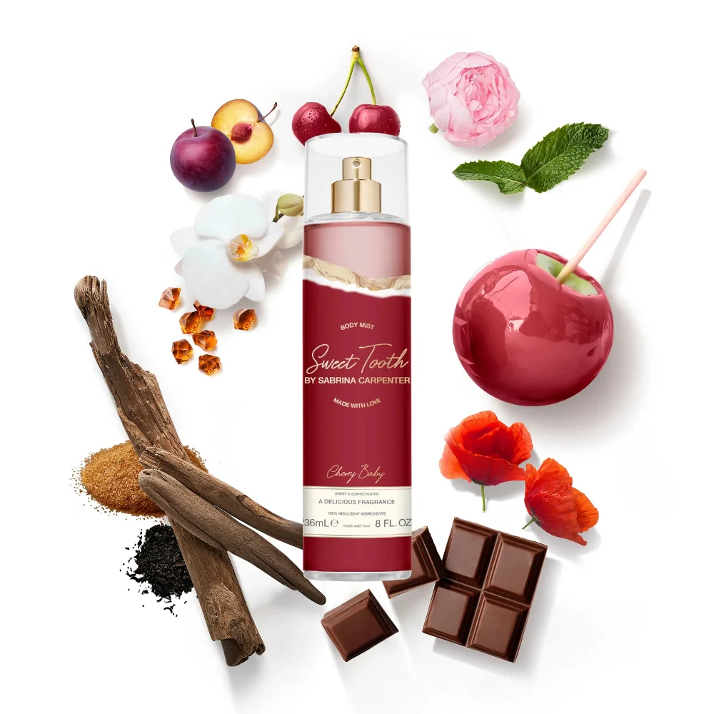 Sabrina Carpenter Sweet Tooth Cherry Baby Body Mist 236ml - Image 2