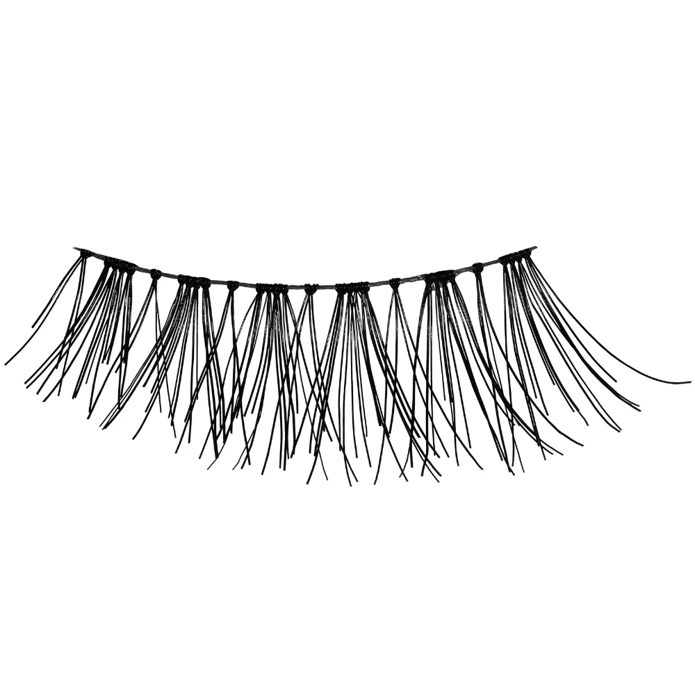 Salon System 3/4 Length Wispy Volume Strip Lashes Black 011 - Image 2