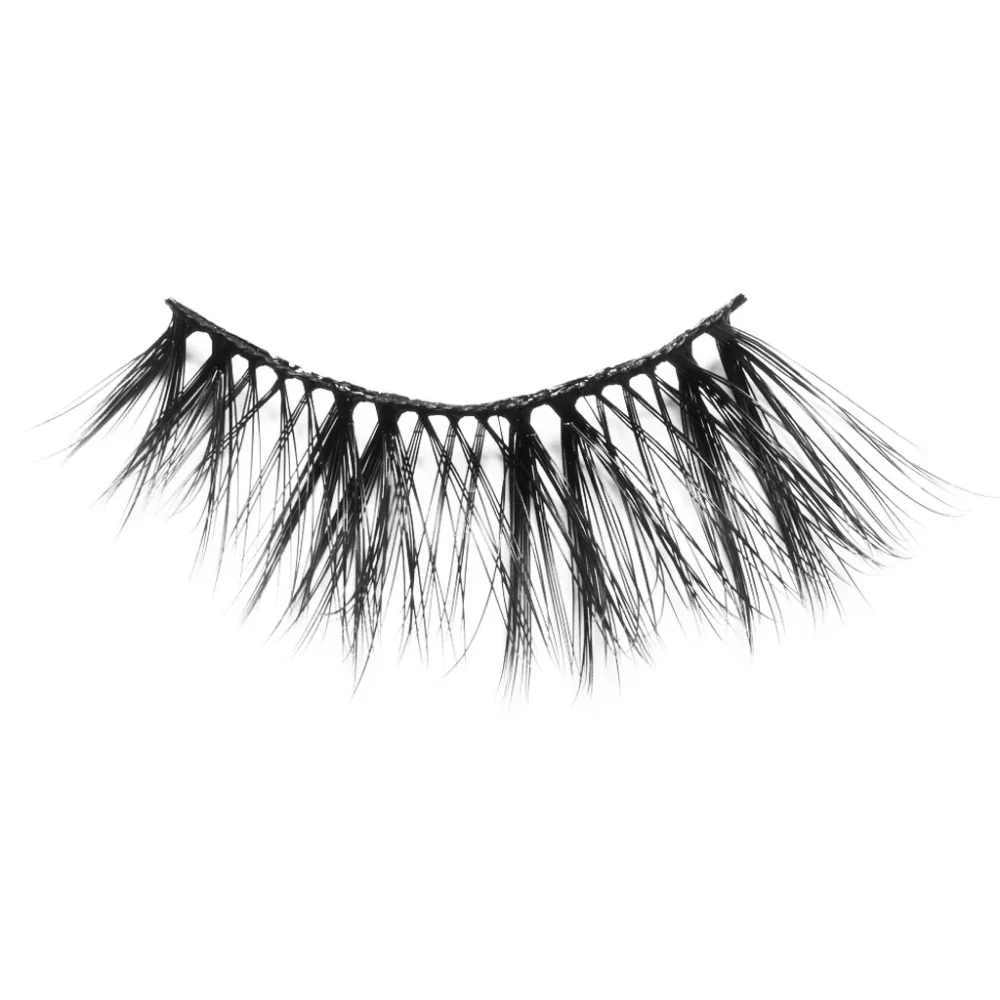 Salon System 3/4 Length Wispy Volume Strip Lashes Black 088 - Image 2