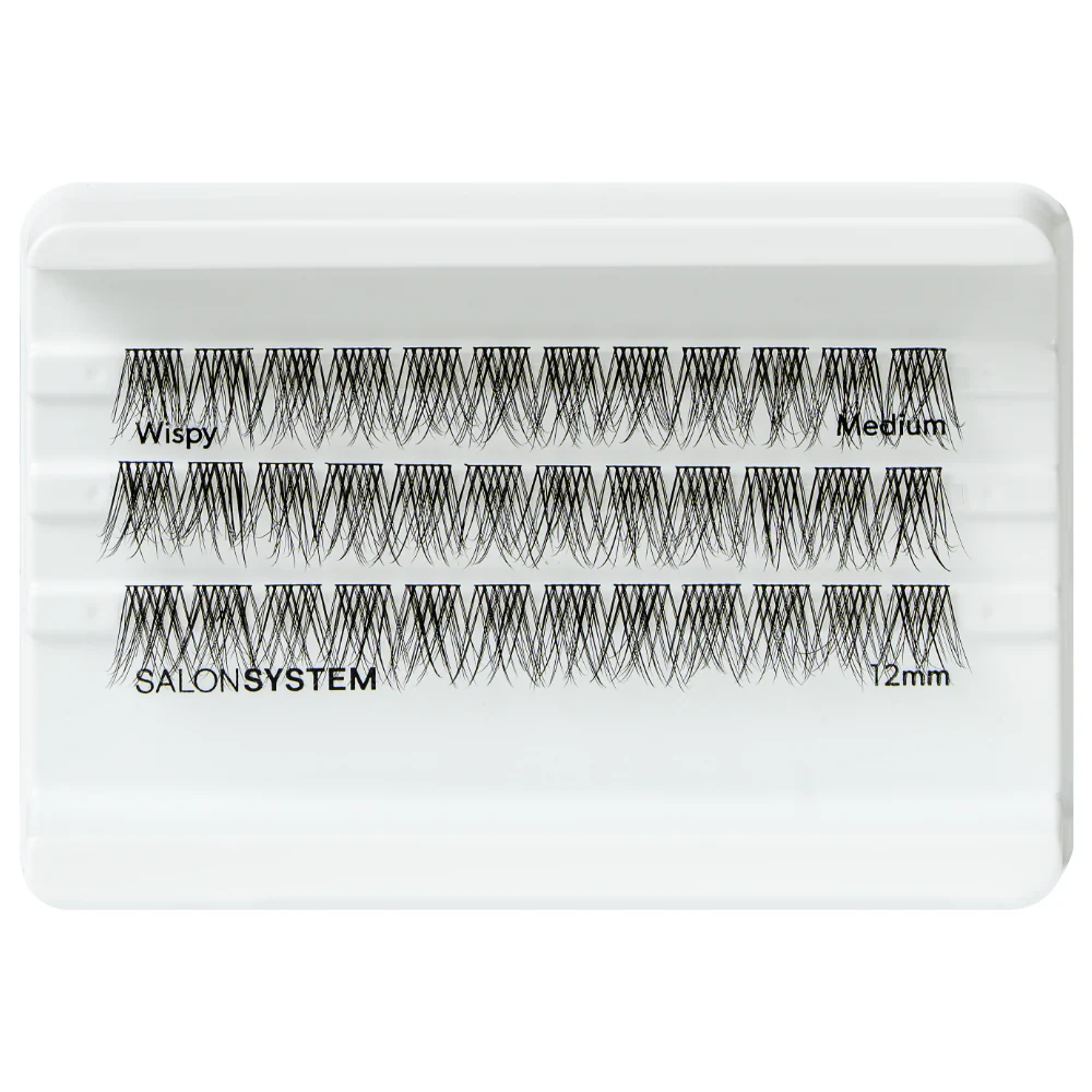 Salon System Individual Cluster Lashes Wispy Medium - Image 2