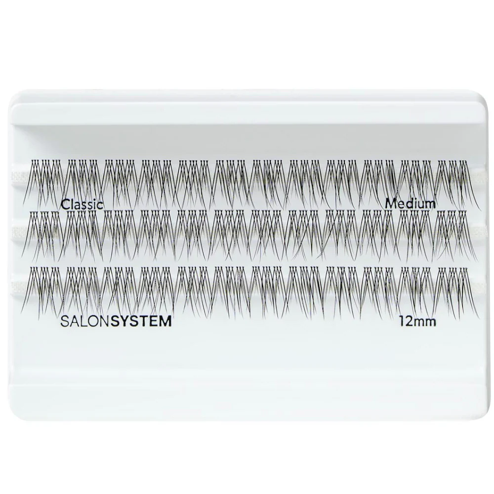 Salon System Individual Lashes Black Classic Medium - Image 2