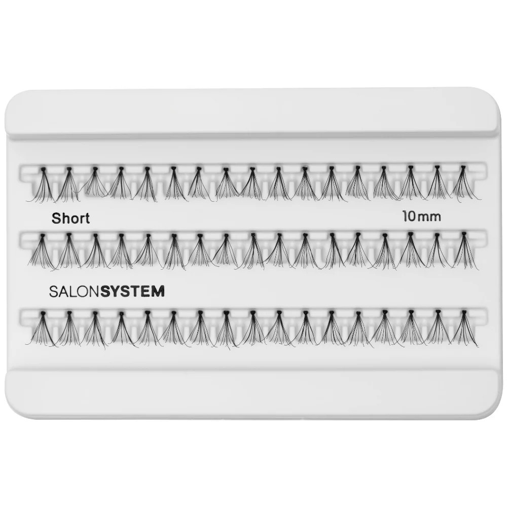 Salon System Individual Lashes Black Short - Image 2