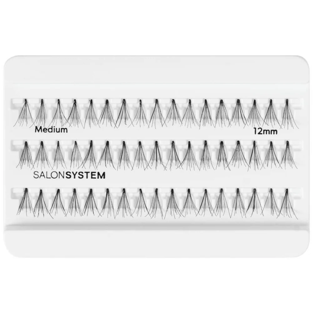 Salon System Individual Lashes Ultra Black Medium - Image 2