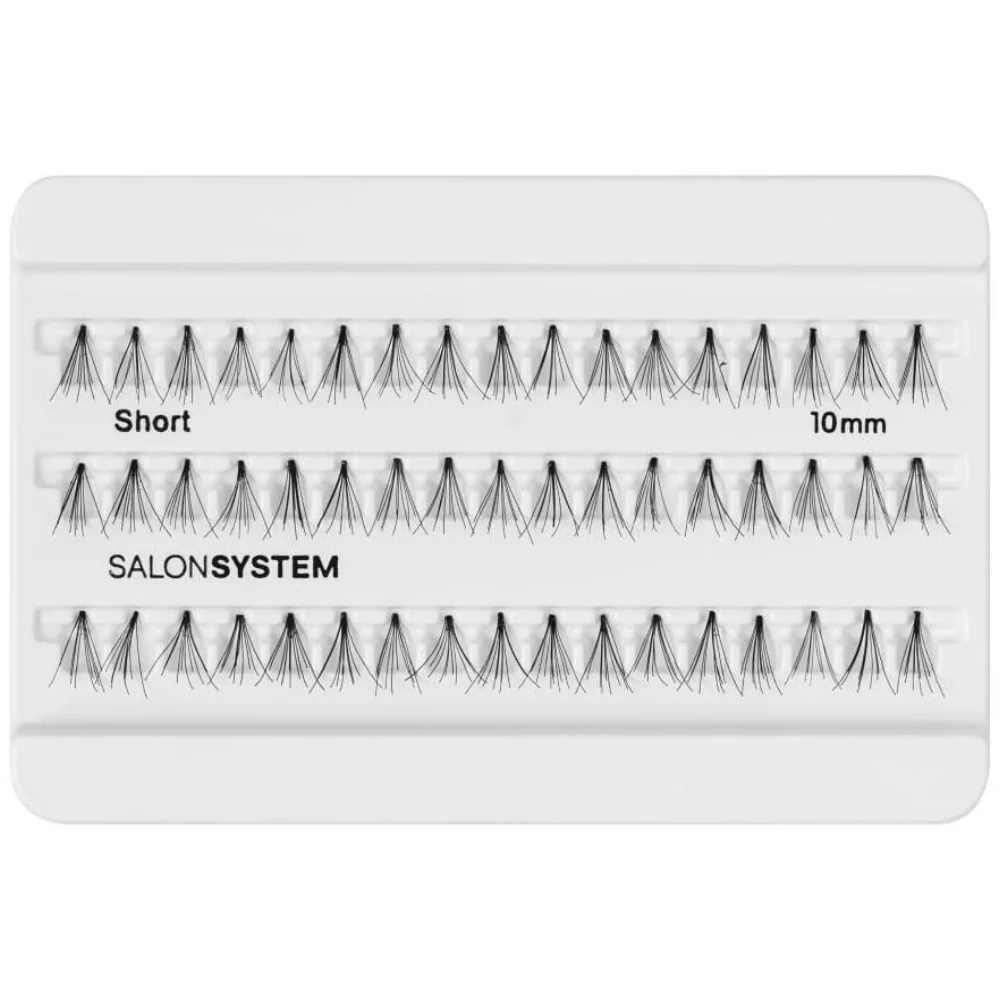 Salon System Individual Lashes Ultra Black Short - Image 2